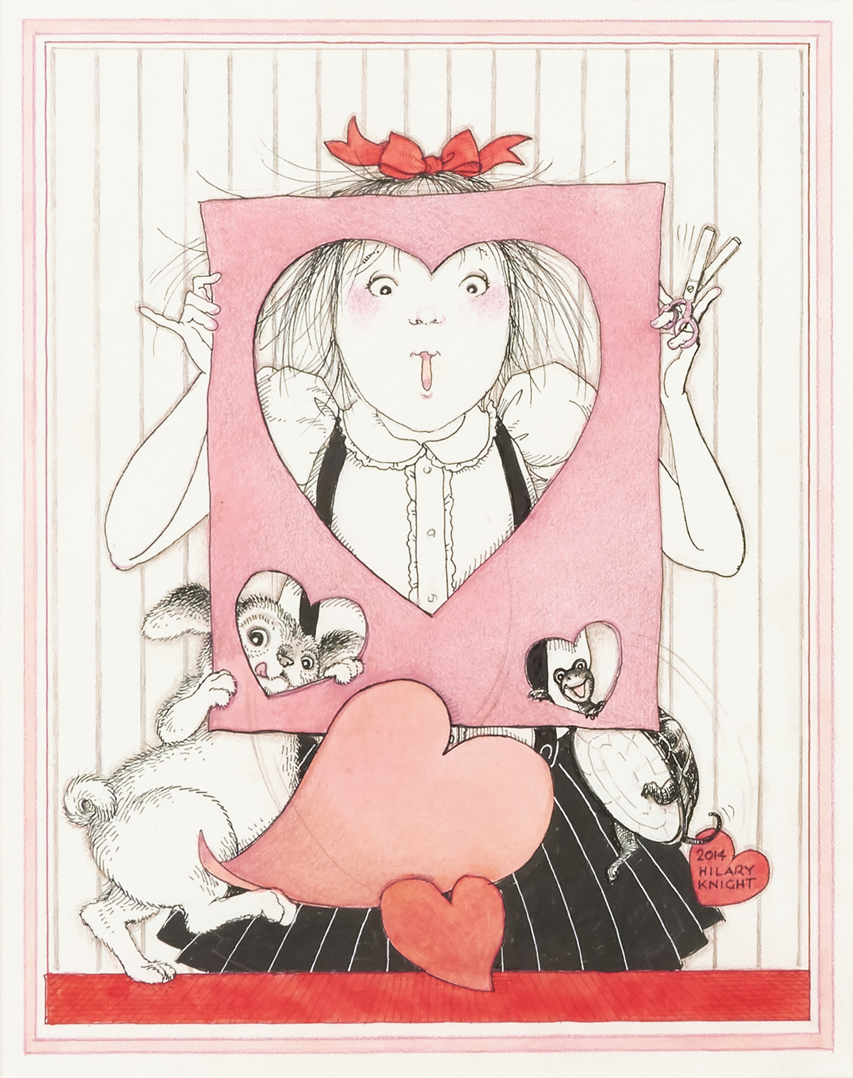 HILARY KNIGHT. Eloise with Valentine. [CHILDRENS / HOLIDAYS]